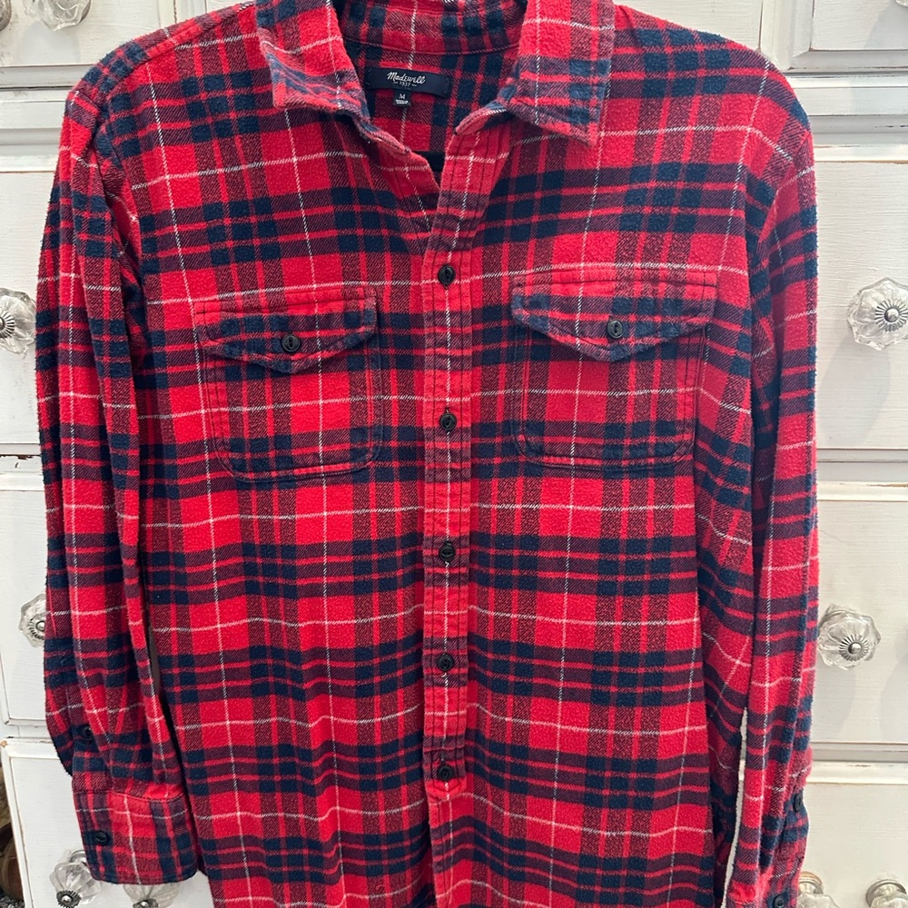 Madewell Flannel Oversized Boyfriend Fit